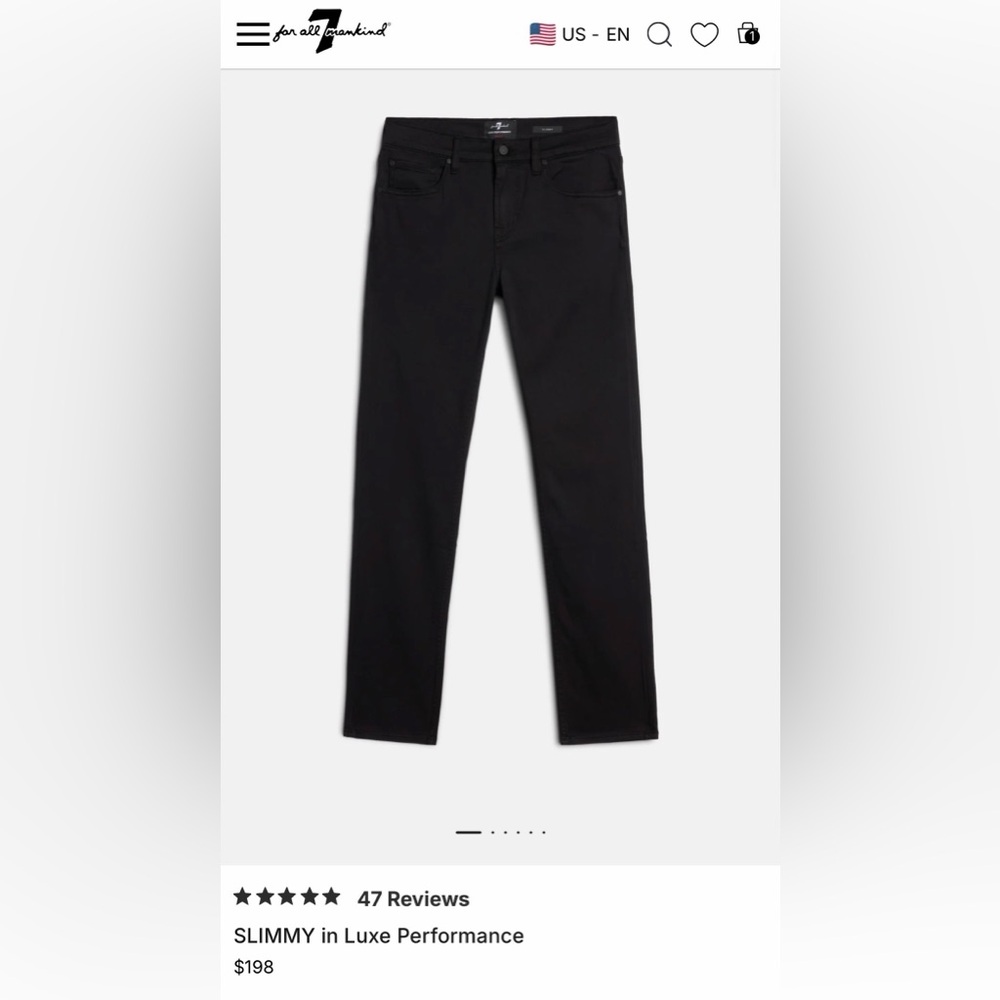Men's Slimmy Jeans in Black - Classic Stretch Denim